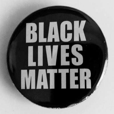Photo of BLACK LIVES MATTER button